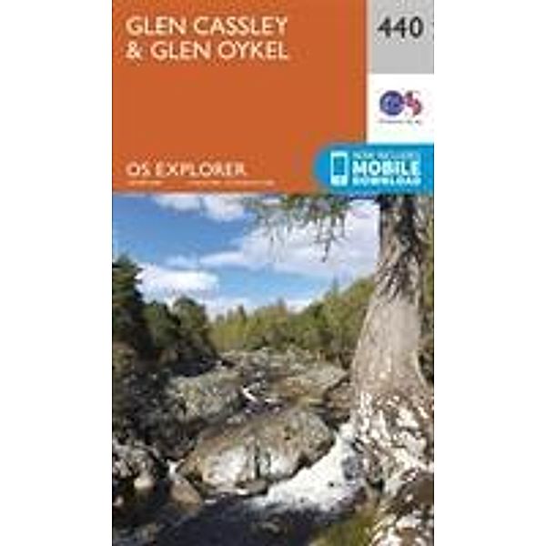 Glen Cassley and Glen Oykel, Ordnance Survey