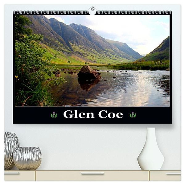 Glen Coe (hochwertiger Premium Wandkalender 2024 DIN A2 quer), Kunstdruck in Hochglanz, Sylvia schwarz