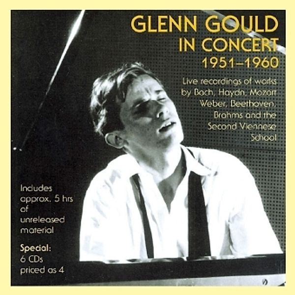 Glenn Gould In Concert 1951-1960, Gould, Versch.Orchester Und Dirigenten