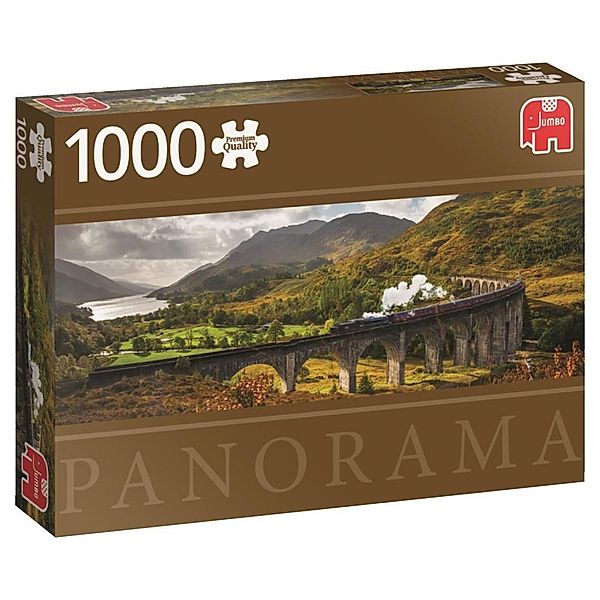 Glennfinnan Eisenbahnbrück, Schottland - 1000 Teile Panorama