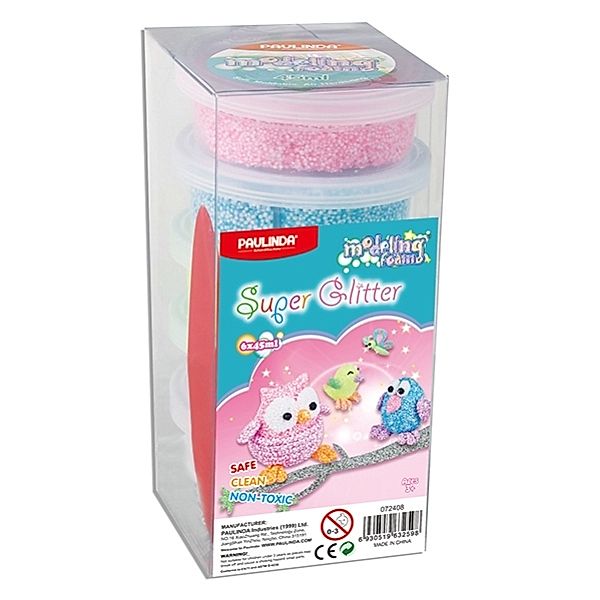 Glitter-Set Foam Clay® neu