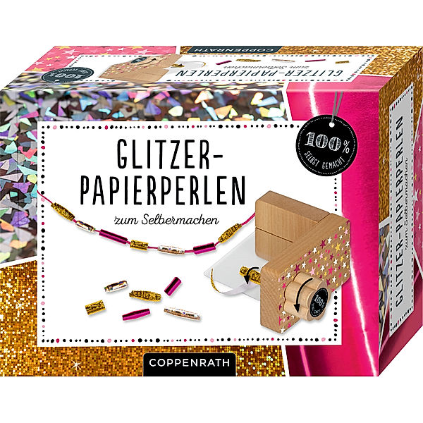 Glitzer-Papierperlen