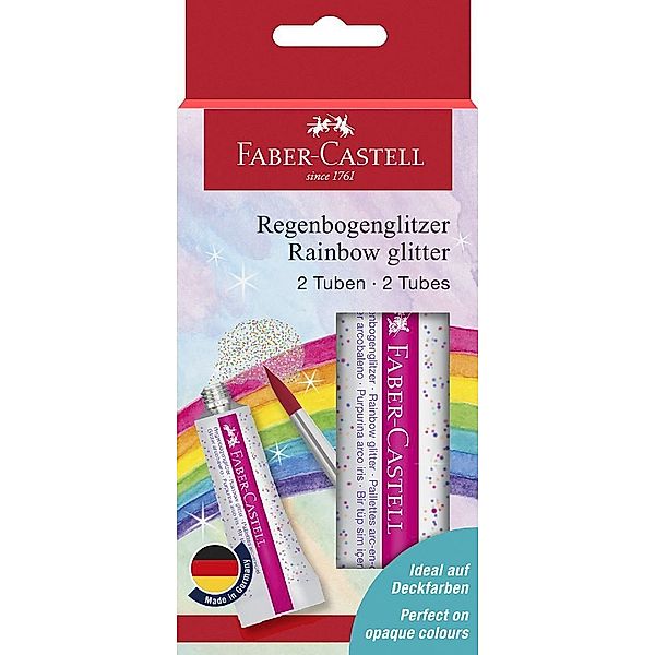 Glitzer Regenbogen 12 ml 2x BK