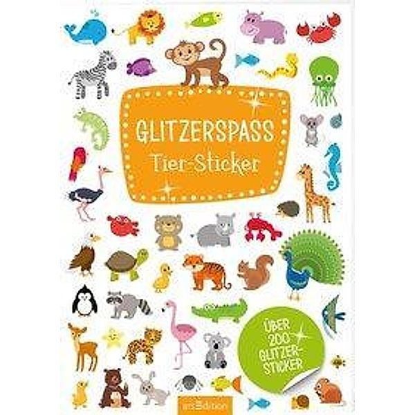 Glitzerspaß Tier-Sticker