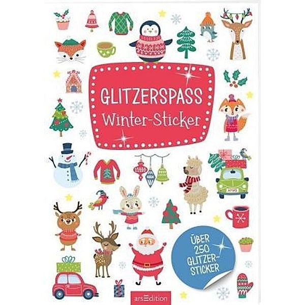 Glitzerspaß Winter-Sticker