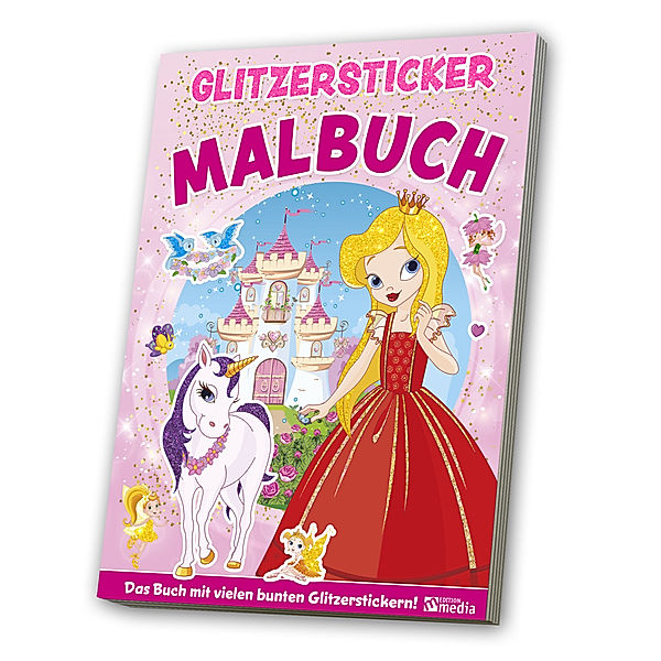 Glitzersticker XXL-Malbuch Kunterbunte Welt im Frühling