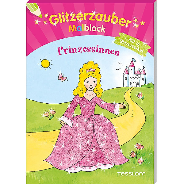 Glitzerzauber Malblock Prinzessinnen