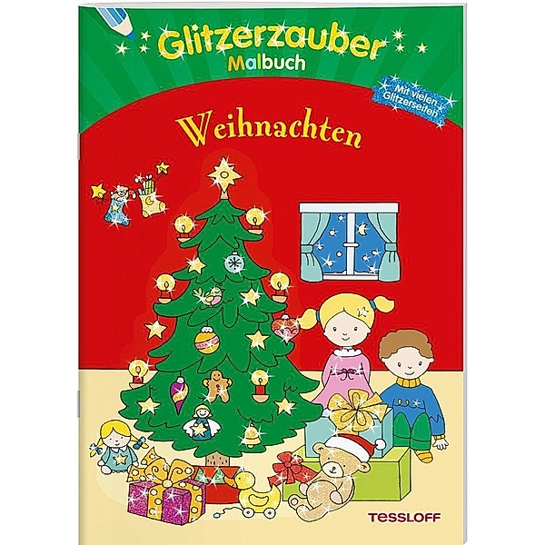 Glitzerzauber Malbuch Weihnachten