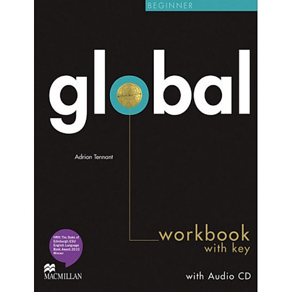 Global: Beginner, Workbook with key and Audio-CD, Adrian Tennant