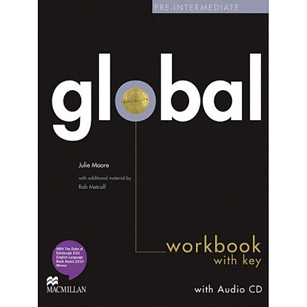 Global: Pre-Intermediate, Workbook with key and Audio-CD, Julie Moore