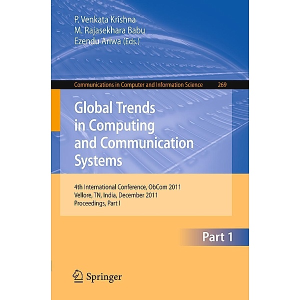 Global Trends in Computing and Communication Systems / Communications in Computer and Information Science Bd.269