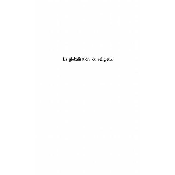GLOBALISATION DU RELIGIEUX / Hors-collection, Collectif