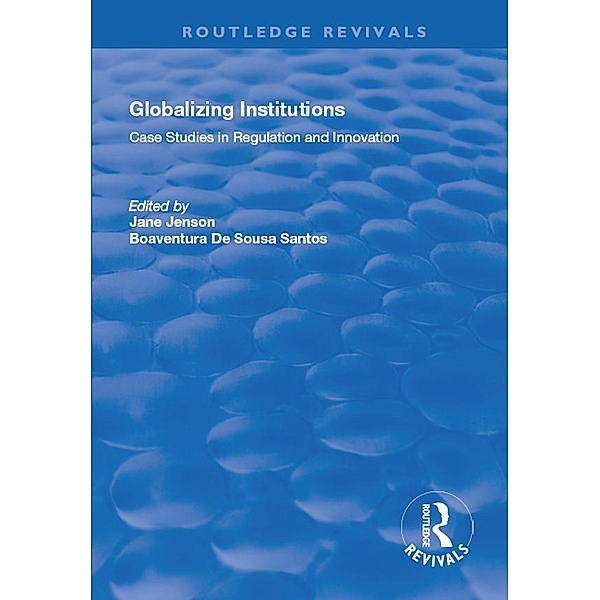 Globalizing Institutions, Jane Jenson, Boaventura de Sousa Santos