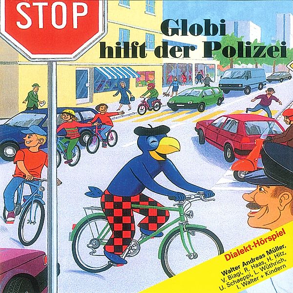 Globi hilft der Polizei