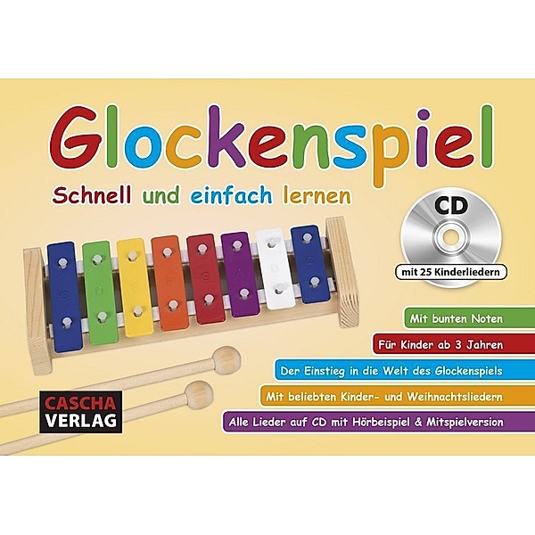 Glockenspiel, m. Audio-CD, Cascha