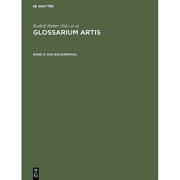 Glossarium Artis / Band 8 / Das Baudenkmal