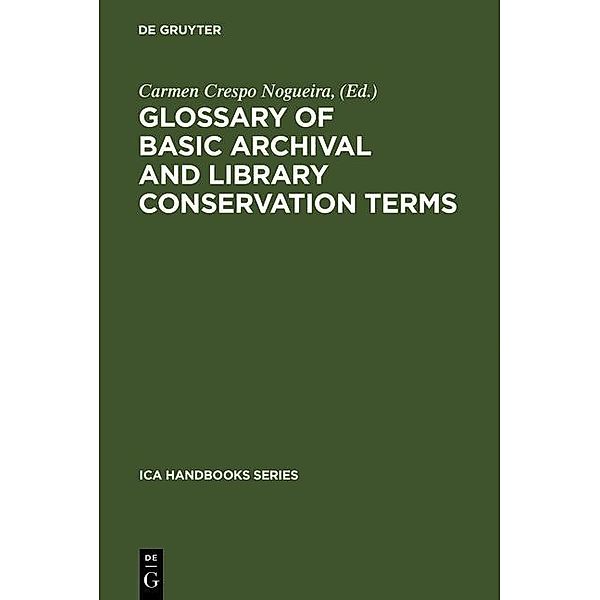 Glossary of Basic Archival and Library Conservation Terms