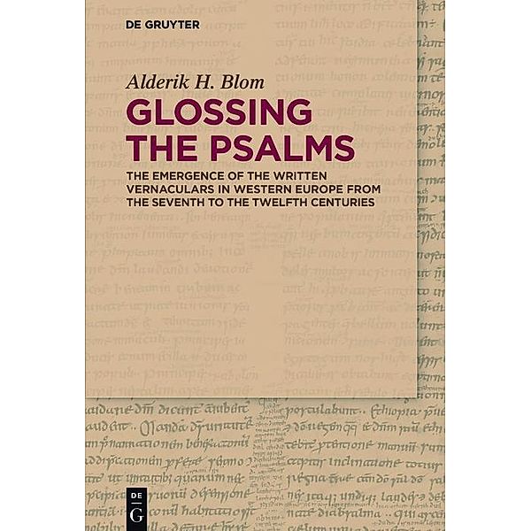 Glossing the Psalms, Alderik H. Blom