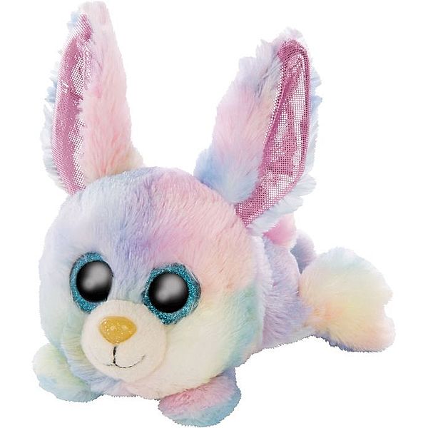 Nici GLUBSCHIS Kuscheltier Hase Rainbow 15cm liegend