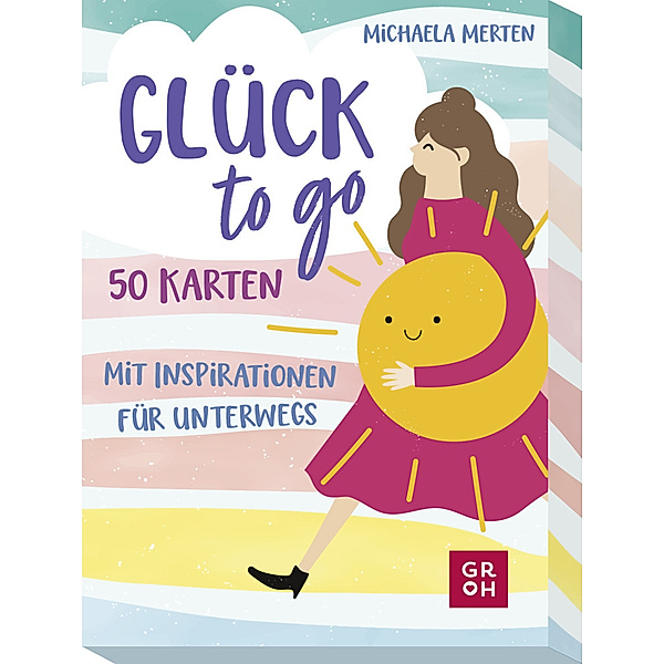 Glück to go - 50 Karten mit Inspirationen für unterwegs, Michaela Merten