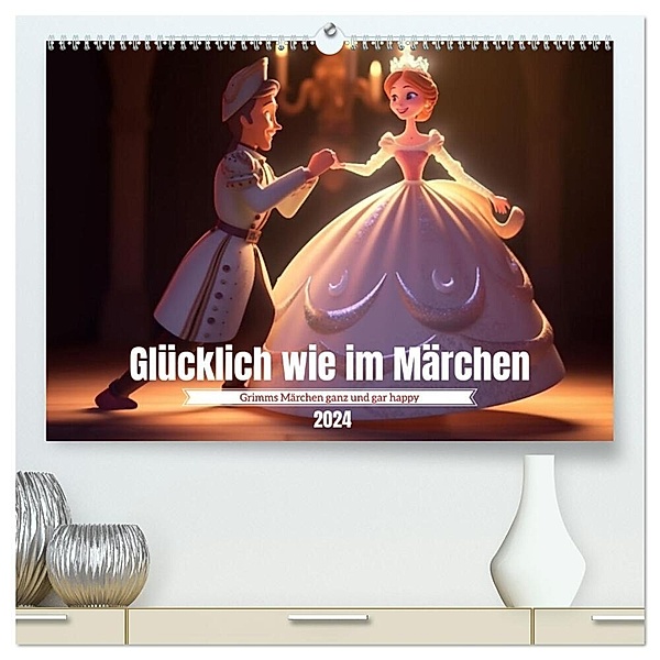 Glücklich wie im Märchen (hochwertiger Premium Wandkalender 2024 DIN A2 quer), Kunstdruck in Hochglanz, Kerstin Waurick