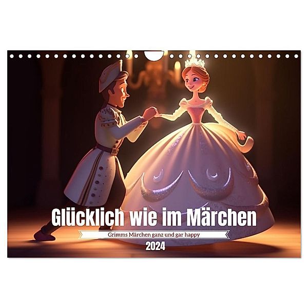 Glücklich wie im Märchen (Wandkalender 2024 DIN A4 quer), CALVENDO Monatskalender, Kerstin Waurick