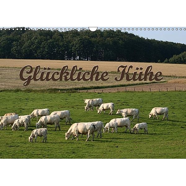 Glückliche Kühe (Wandkalender 2017 DIN A3 quer), Antje Lindert-Rottke