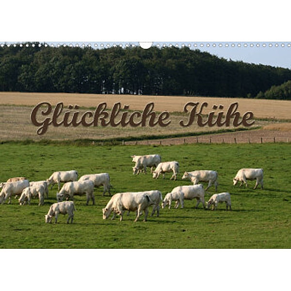 Glückliche Kühe (Wandkalender 2022 DIN A3 quer), Antje Lindert-Rottke