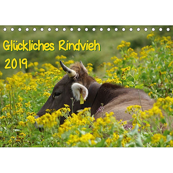 Glückliches Rindvieh 2019 (Tischkalender 2019 DIN A5 quer), Sebastian Güttler