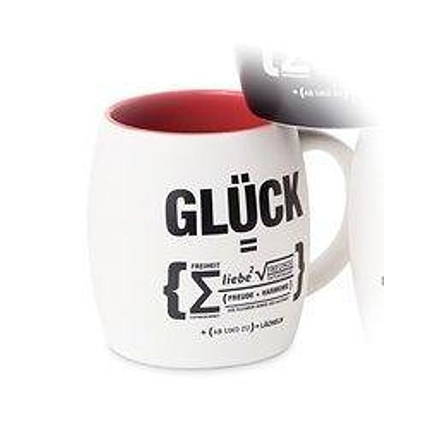 Glücksformel Tasse rot