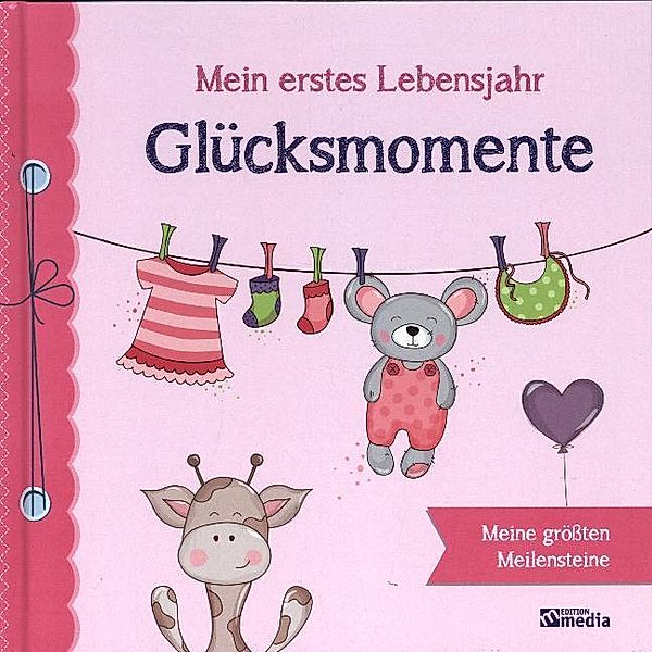 Glücksmomente, Mein erstes Lebensjahr, Babyalbum rosa