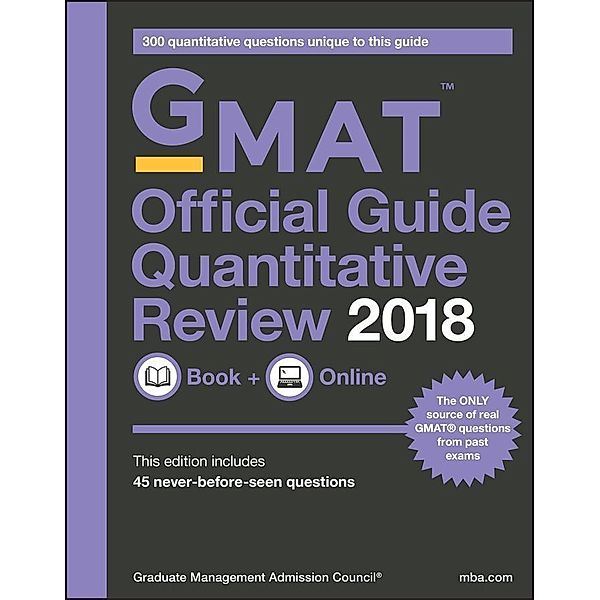 GMAT Official Guide 2018 Quantitative Review, GMAC (Graduate Management Admission Council)