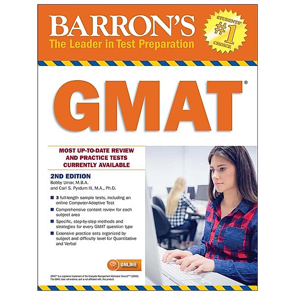 GMAT with Online Test, Bobby Umar, Carl S. Pyrdum