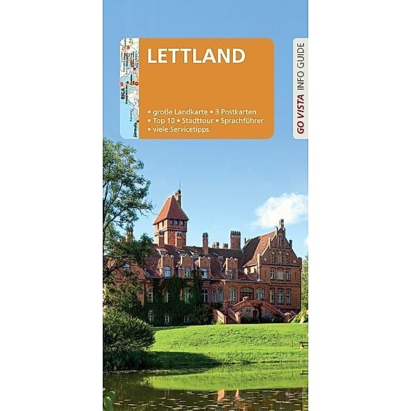 GO VISTA: Reiseführer Lettland, m. 1 Karte, Pia Thauwald