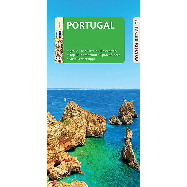 GO VISTA: Reiseführer Portugal, m. 1 Karte, Werner Tobias
