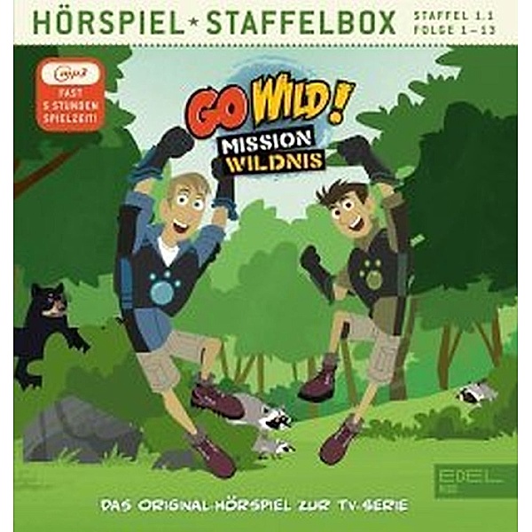 Go Wild! - Mission Wildnis - 1.1 - Go Wild! - Mission Wildnis.Staffelbox.1.1,Audio-CD, Go Wild!-Mission Wildnis