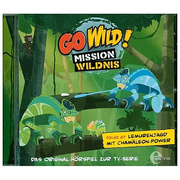 Go Wild! Mission Wildnis - Lemurenjagd mit Chamäleon-Power,1 Audio-CD, Go Wild!-Mission Wildnis