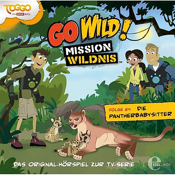 Go Wild! - Mission Wildnis - Pantherbabysitter,1 Audio-CD, Go Wild!-Mission Wildnis