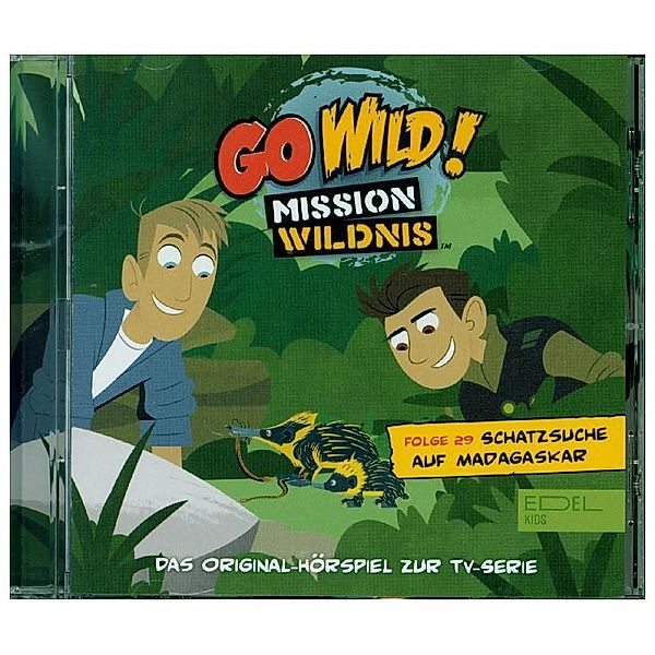 Go Wild! - Mission Wildnis - Schatzsuche auf Madagaskar,1 Audio-CD, Go Wild!-Mission Wildnis