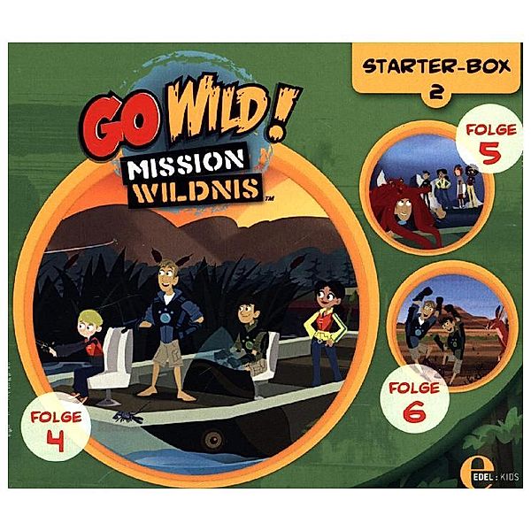 Go Wild! - Mission Wildnis - Starter-Box.Box.2,3 Audio-CD, Go Wild!-Mission Wildnis