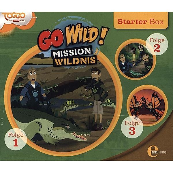 Go Wild! - Starter-Box,3 Audio-CDs, Go Wild!-Mission Wildnis