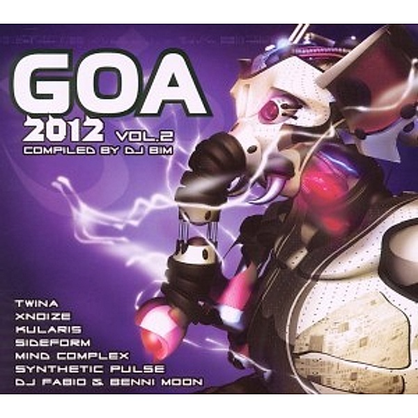 Goa 2012 Vol.2, Diverse Interpreten