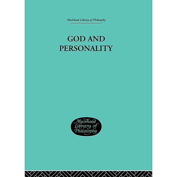 God and Personality, Clement C. J. Webb