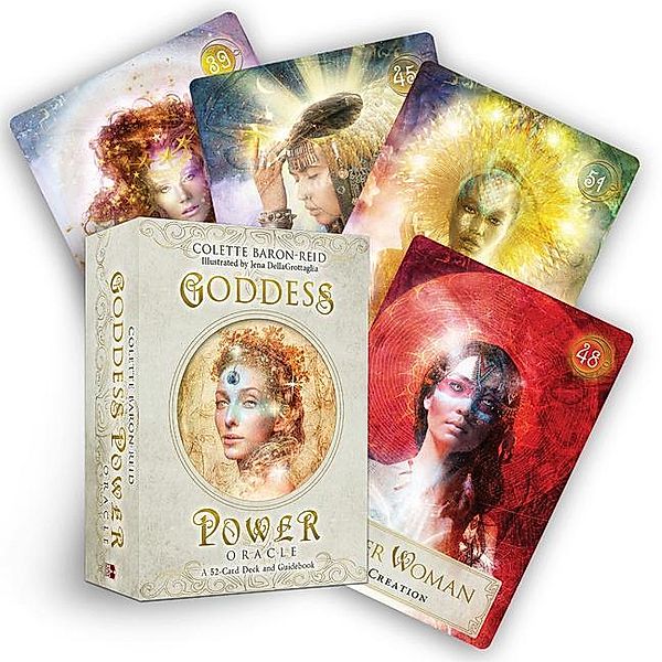 Goddess Power Oracle, Orakelkarten m. Anleitungsbuch (Standard), Colette Baron-Reid