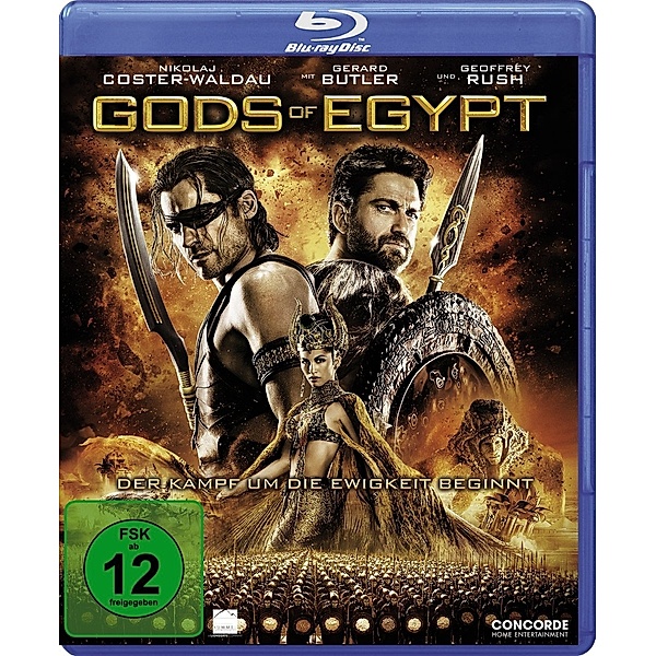 Gods of Egypt, Gerard Butler, Geoffrey Rush