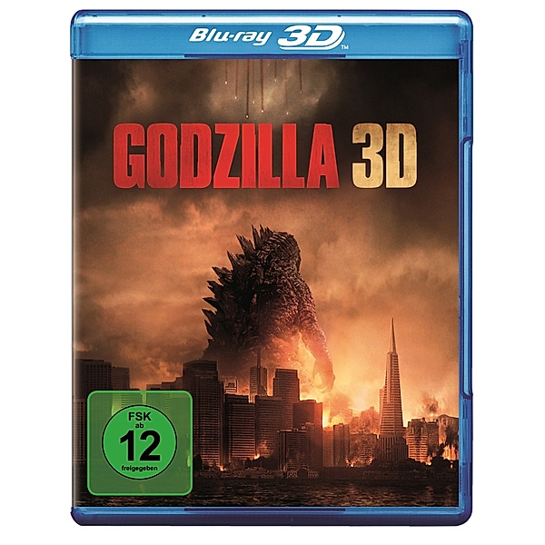 Godzilla (2014) - 3D-Version, Ken Watanabe Elizabeth... Aaron Taylor-Johnson