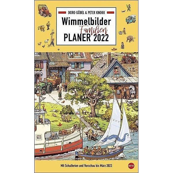 Göbel & Knorr Wimmelbilder Familienplaner XL Kalender 2022