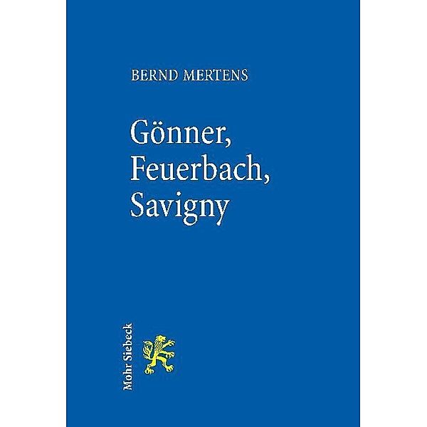 Gönner, Feuerbach, Savigny, Bernd Mertens