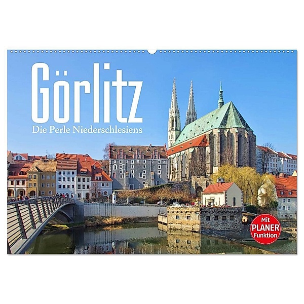 Görlitz - Die Perle Niederschlesiens (Wandkalender 2024 DIN A2 quer), CALVENDO Monatskalender, LianeM