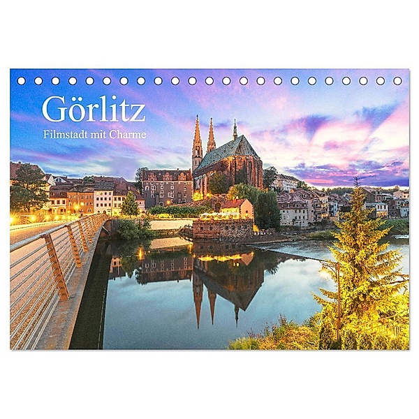 Görlitz - Fimstadt mit Charme (Tischkalender 2024 DIN A5 quer), CALVENDO Monatskalender, studio-fifty-five, Ulrich Männel